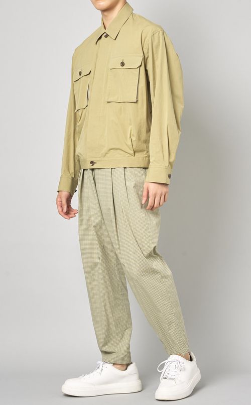 タイプライターミリタリーブルゾン