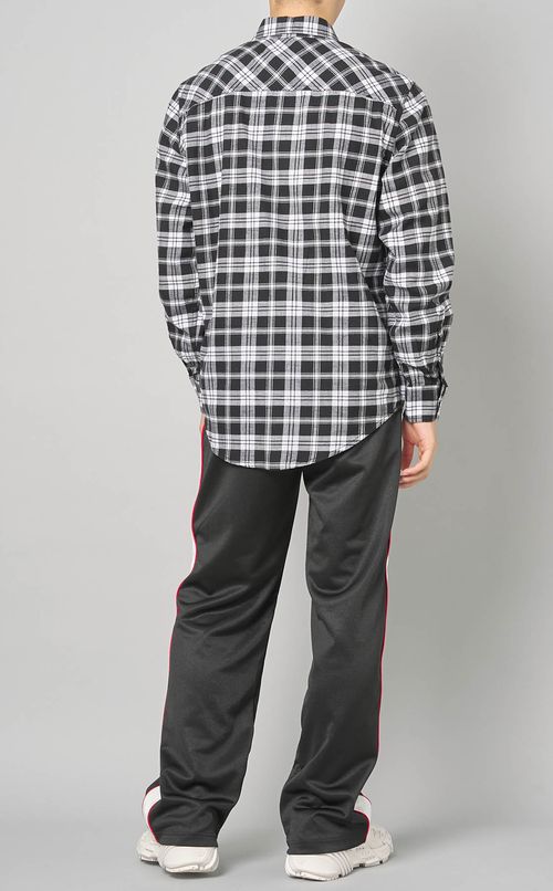 チェックネルシャツ