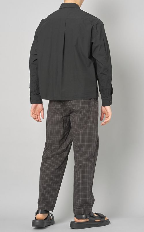 チェックワイドパンツ