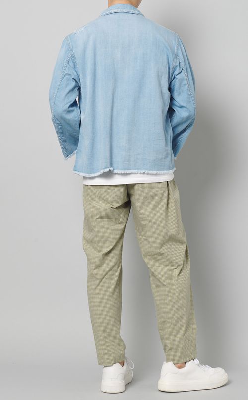 ライトデニムカバーオールジャケット