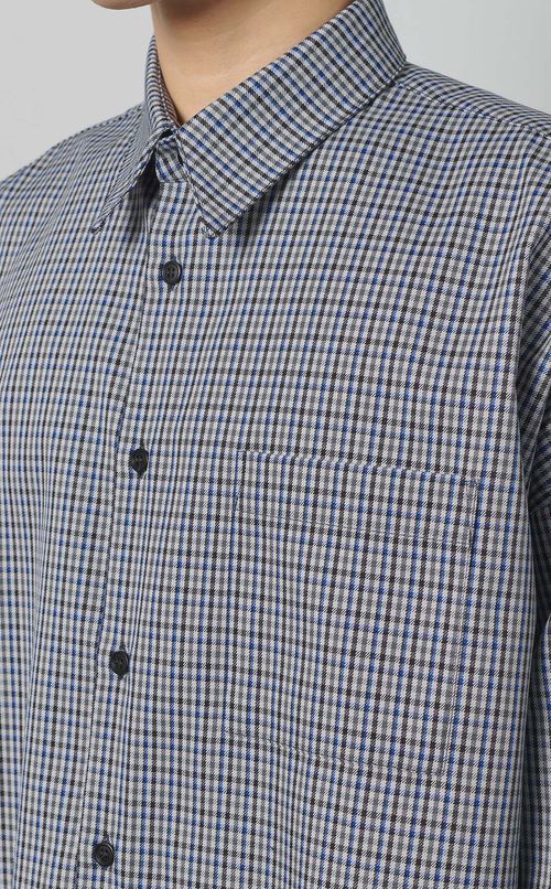 チェックツイルシャツ