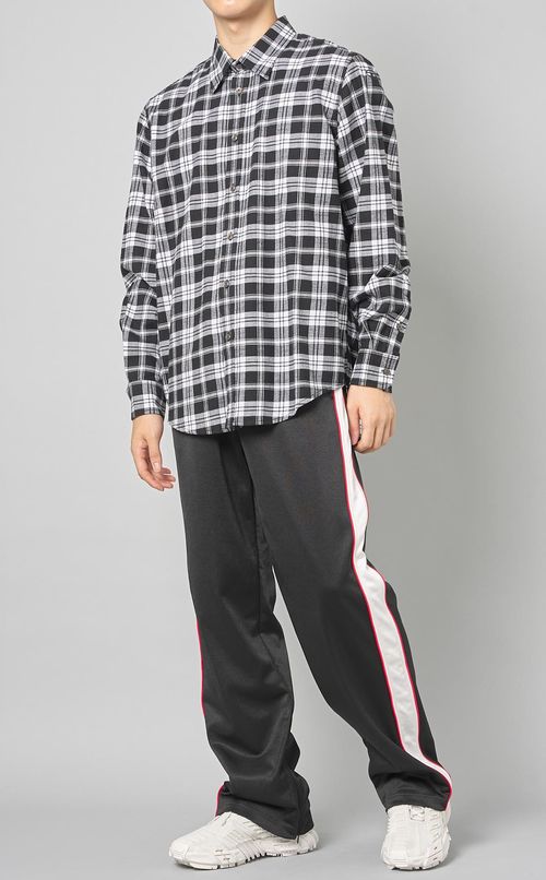 チェックネルシャツ