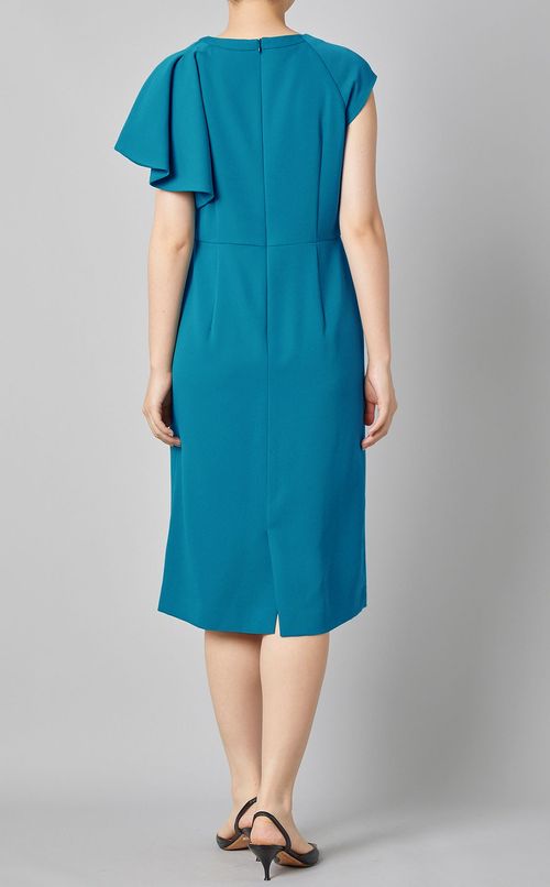 アシンメトリースリーブワンピース