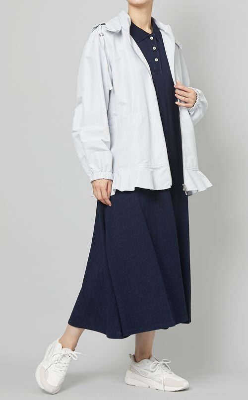 スキッパーポロシャツワンピース