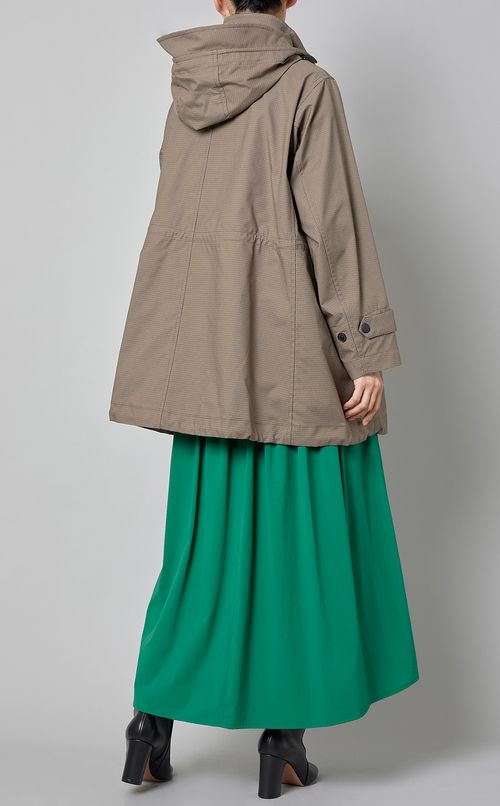 ショートフードライトコート