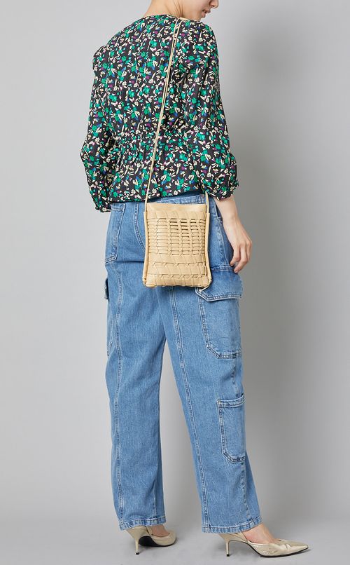 Trenaレザーミニショルダーバッグ