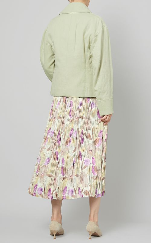 コットンショート丈ジャケット