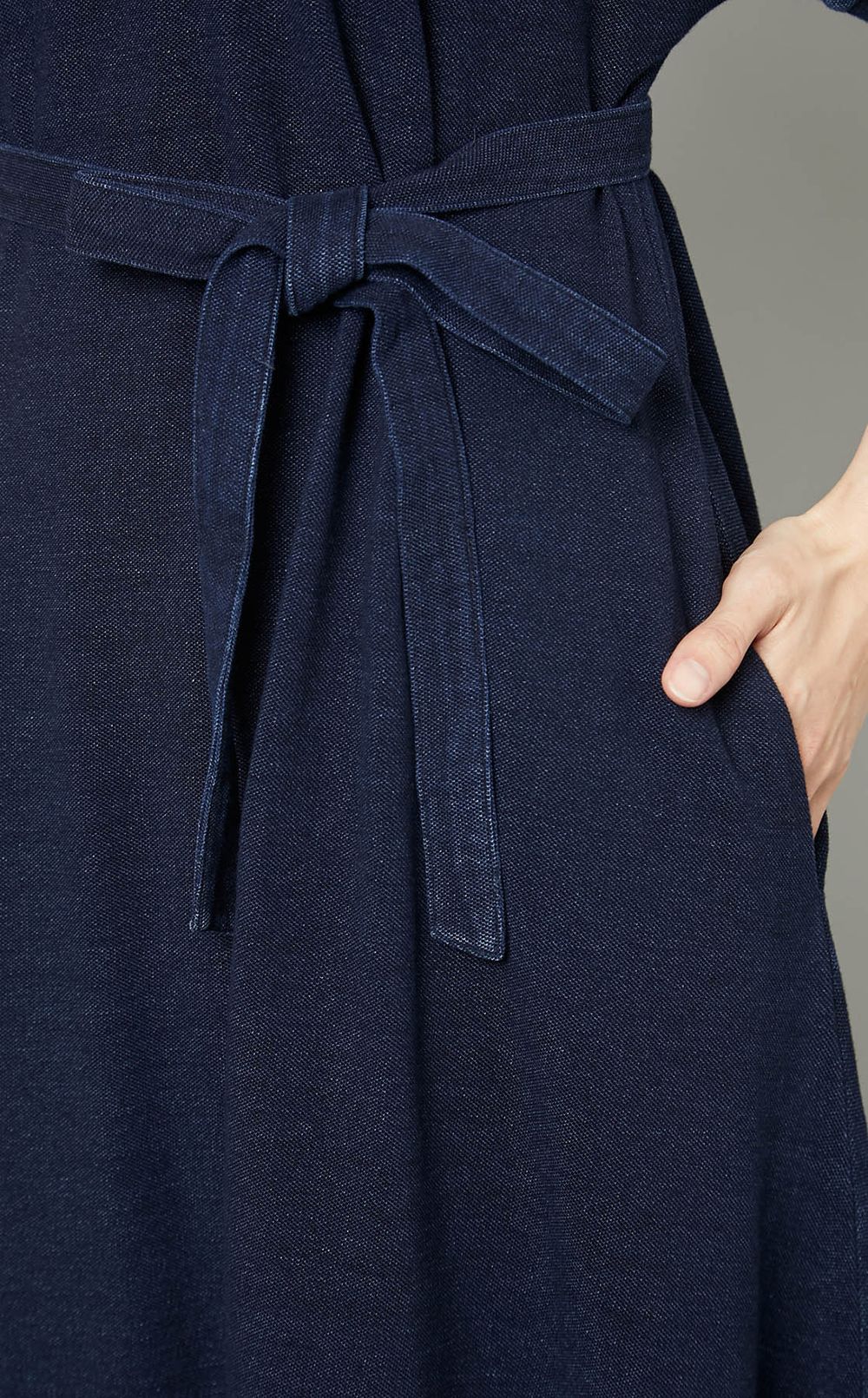 スキッパーポロシャツワンピース