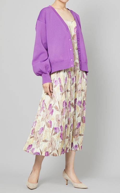 フラワープリントキャミソールワンピース