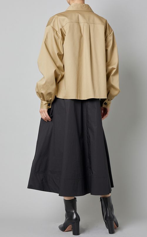 トレンチショートシャツブルゾン
