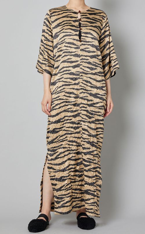 タイガープリントロングワンピース