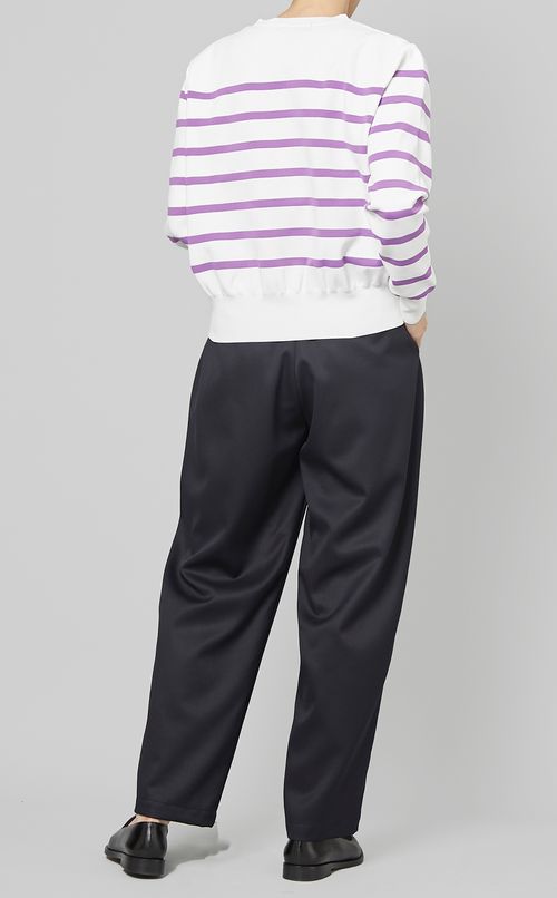 ボーダーニットカーディガン