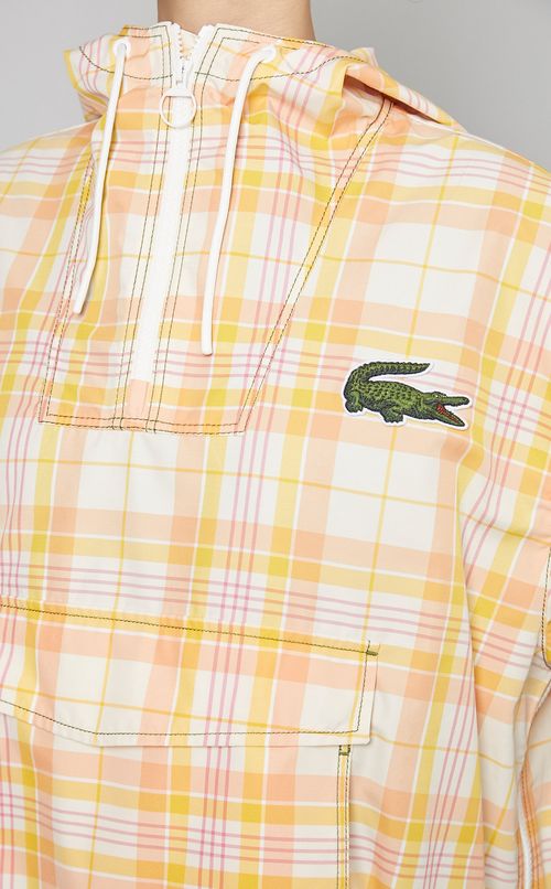 マルチチェックフーデットパーカー