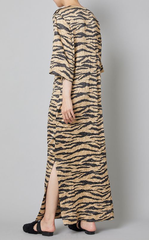 タイガープリントロングワンピース