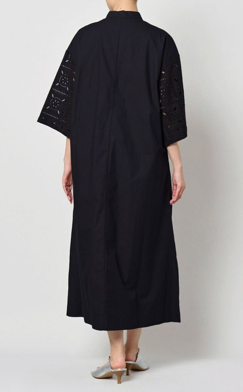 コットンスクエアレースワンピース