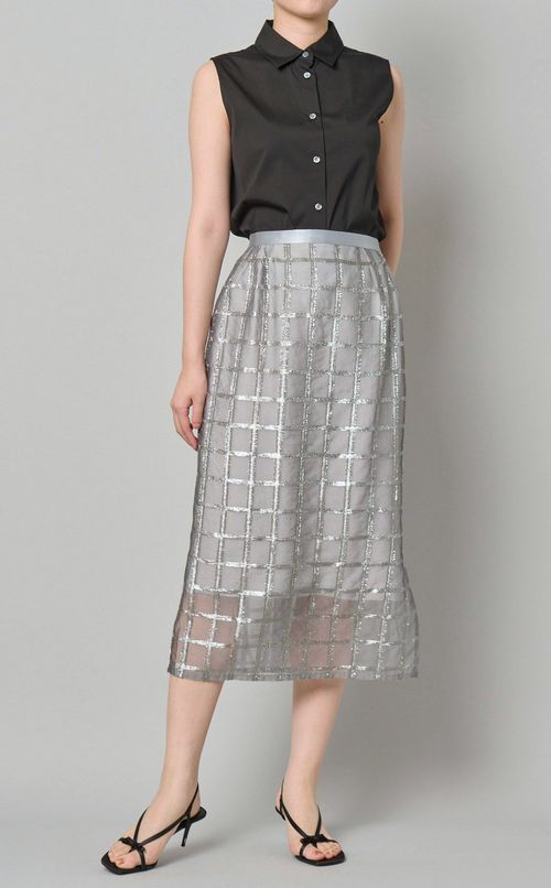 スーピマコットンクロップドシャツ