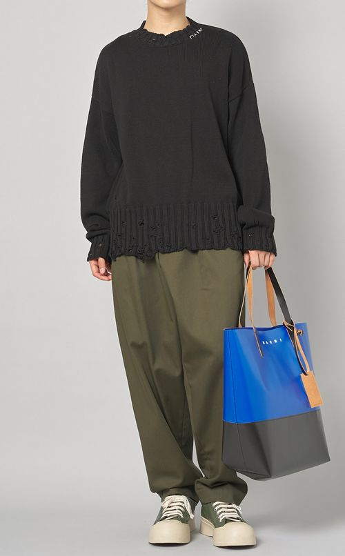 TRIBECAバイカラーショッピングバッグ