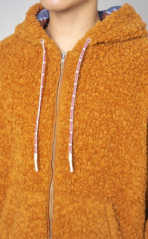 ボアフードブルゾン