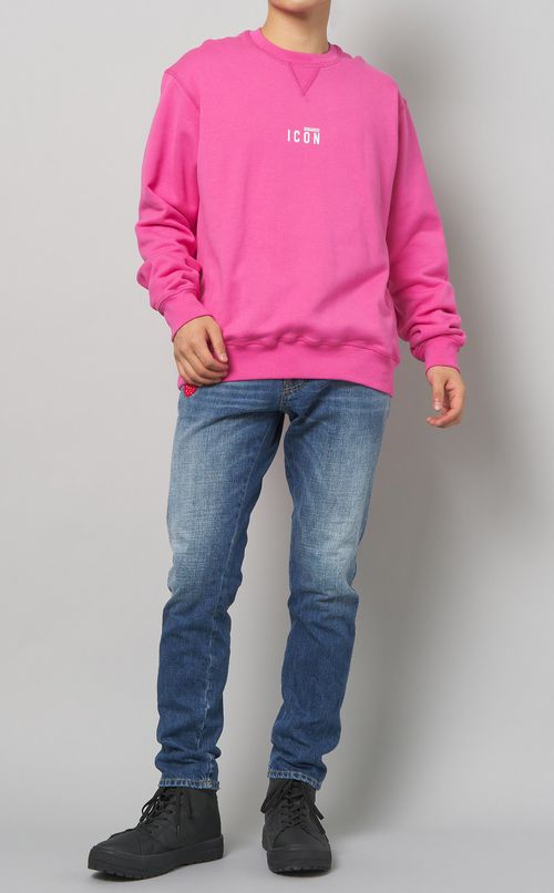 ブラッシュコットンスウェットシャツ