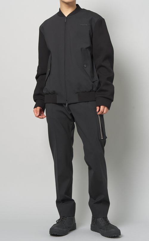 ストレッチウールシガレットパンツ