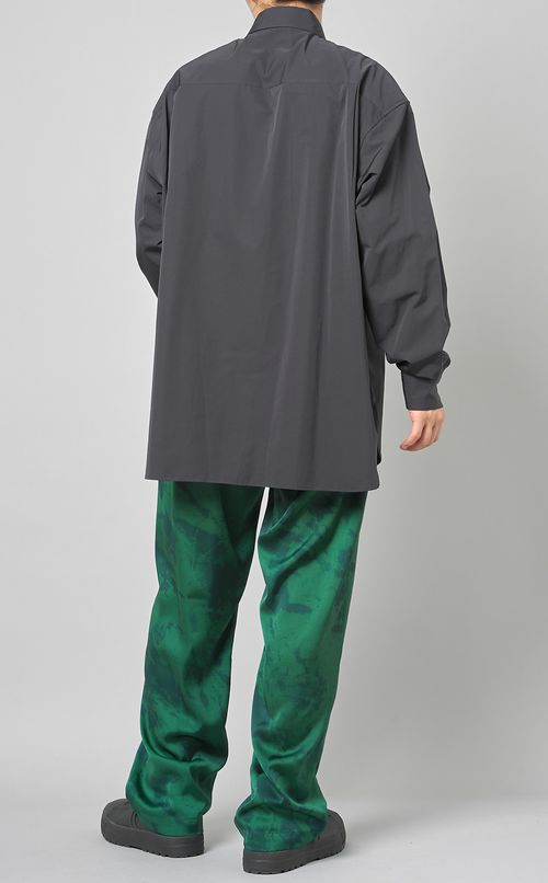 タフタオーバーシャツ