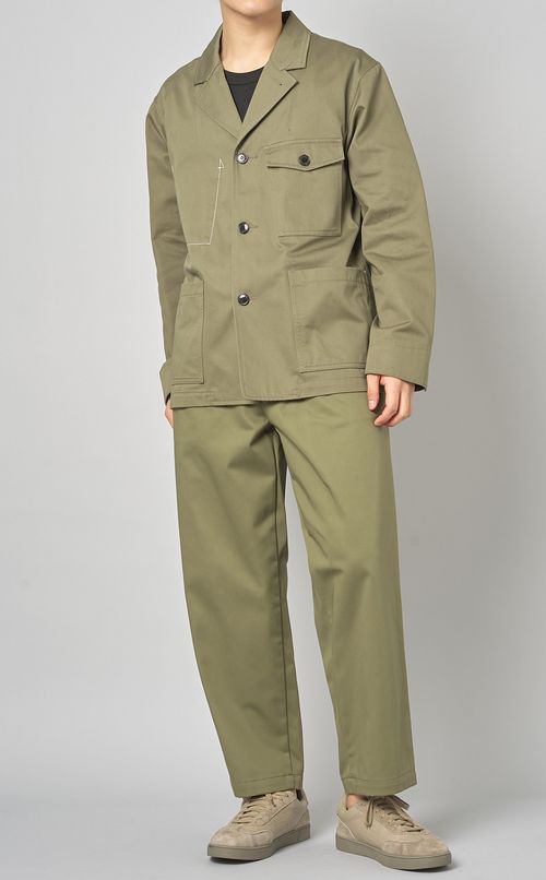 コットンカバーオールジャケット