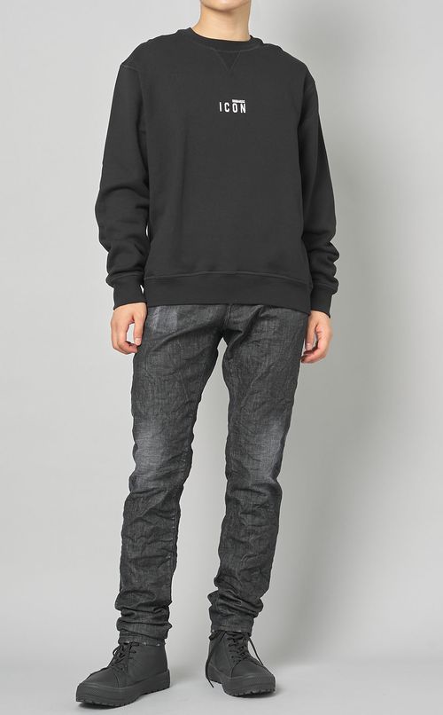 ブラッシュコットンスウェットシャツ