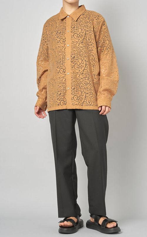 シースルーパターンシャツ