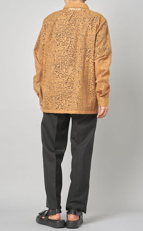 シースルーパターンシャツ