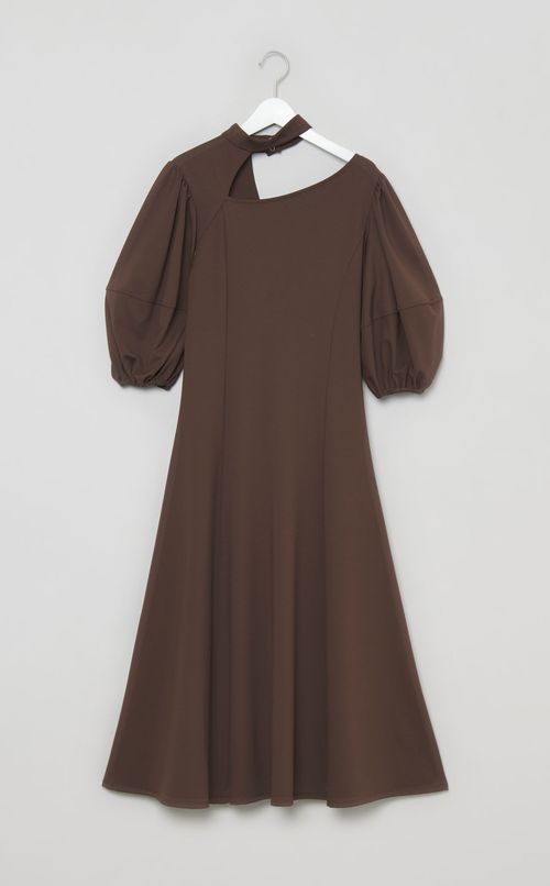 アシンメトリーデザインワンピース