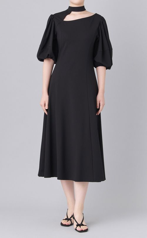 アシンメトリーデザインワンピース