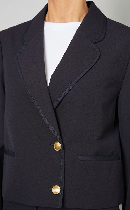 ウールオックスクロップドジャケット