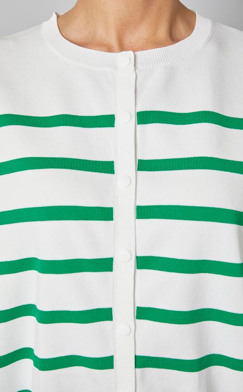 ボーダーニットカーディガン