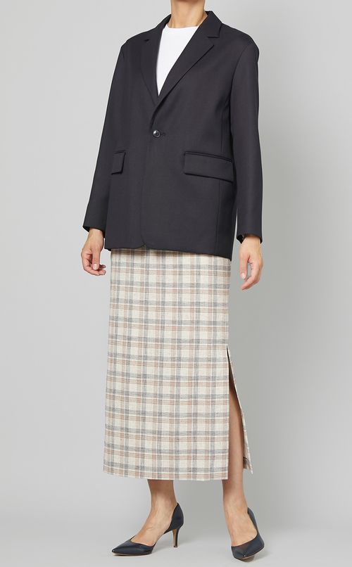 ウールミックステーラードジャケット