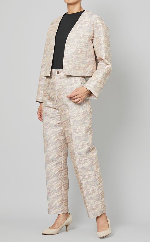 ストーンジャガードストレートパンツ