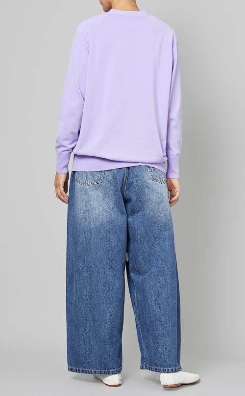 Vネックニットミドルカーディガン