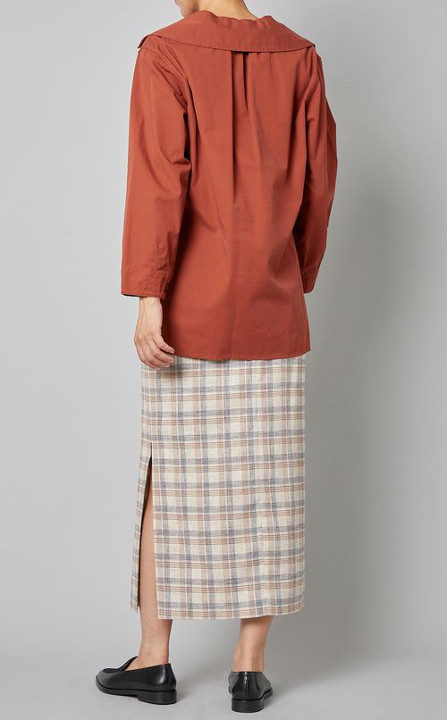 コットンセーラーカラーチュニック