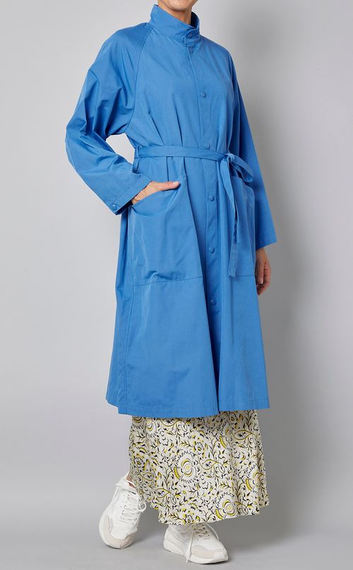 ピーチウェザーベルテッドコート