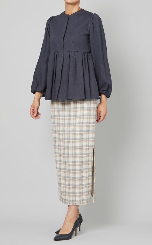 ポワンピケペプラムジャケット