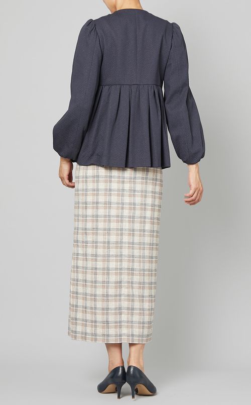 ポワンピケペプラムジャケット