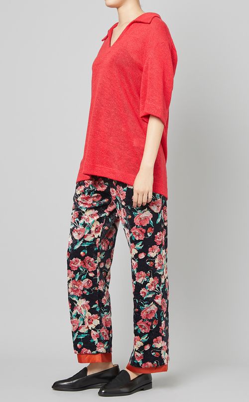 リネンスキッパープルオーバーシャツ