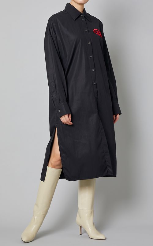 コットンシャツワンピース