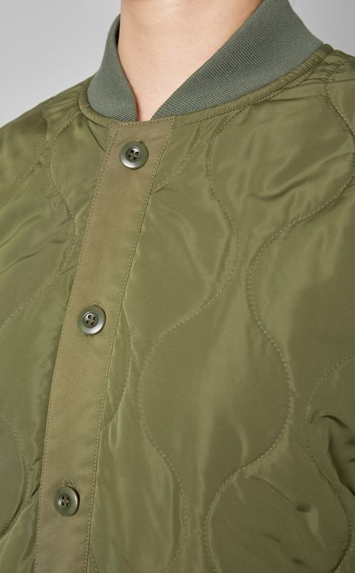 ミリタリーキルティングコート