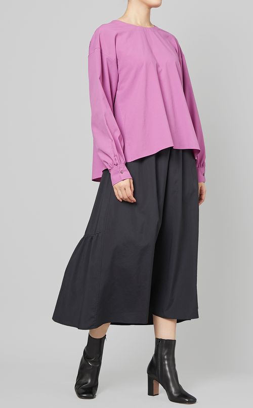 タイプライターフレアブラウス