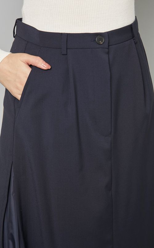 マルチマテリアルフレアスカート