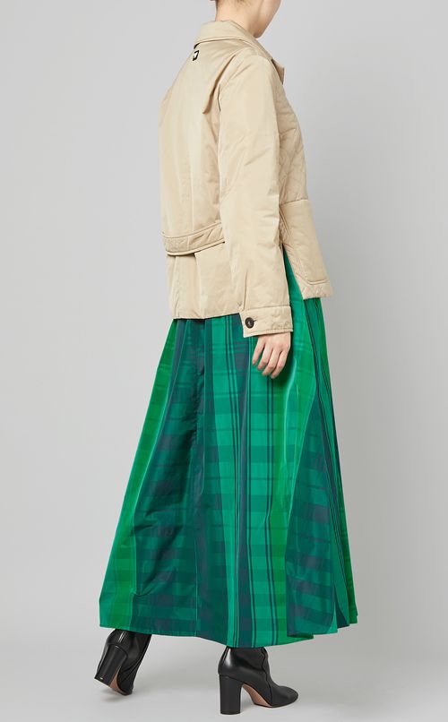 キルティングオープンカラーブルゾン