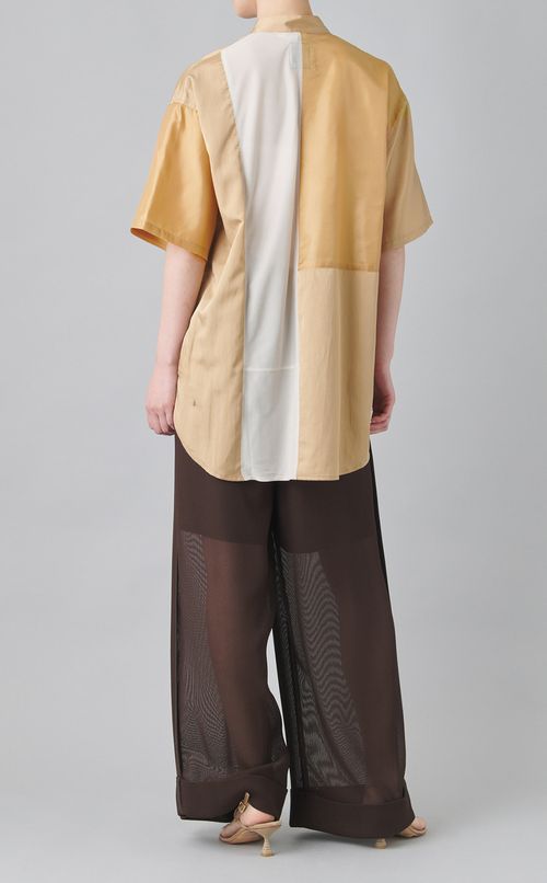 【reADdress】リメイクスタンドカラーシャツ