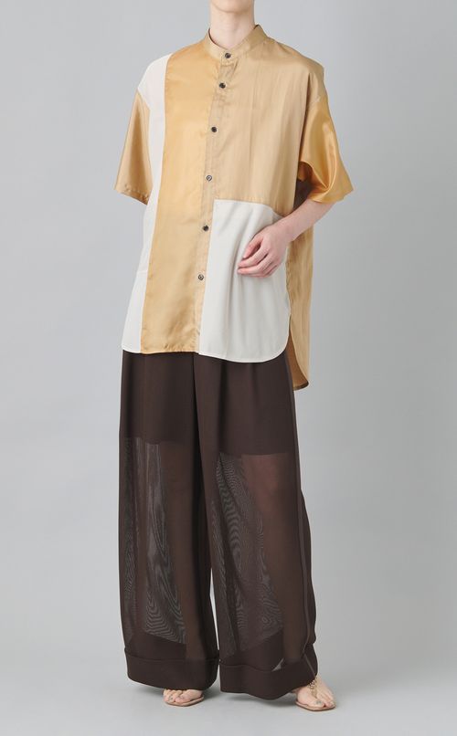 【reADdress】リメイクスタンドカラーシャツ