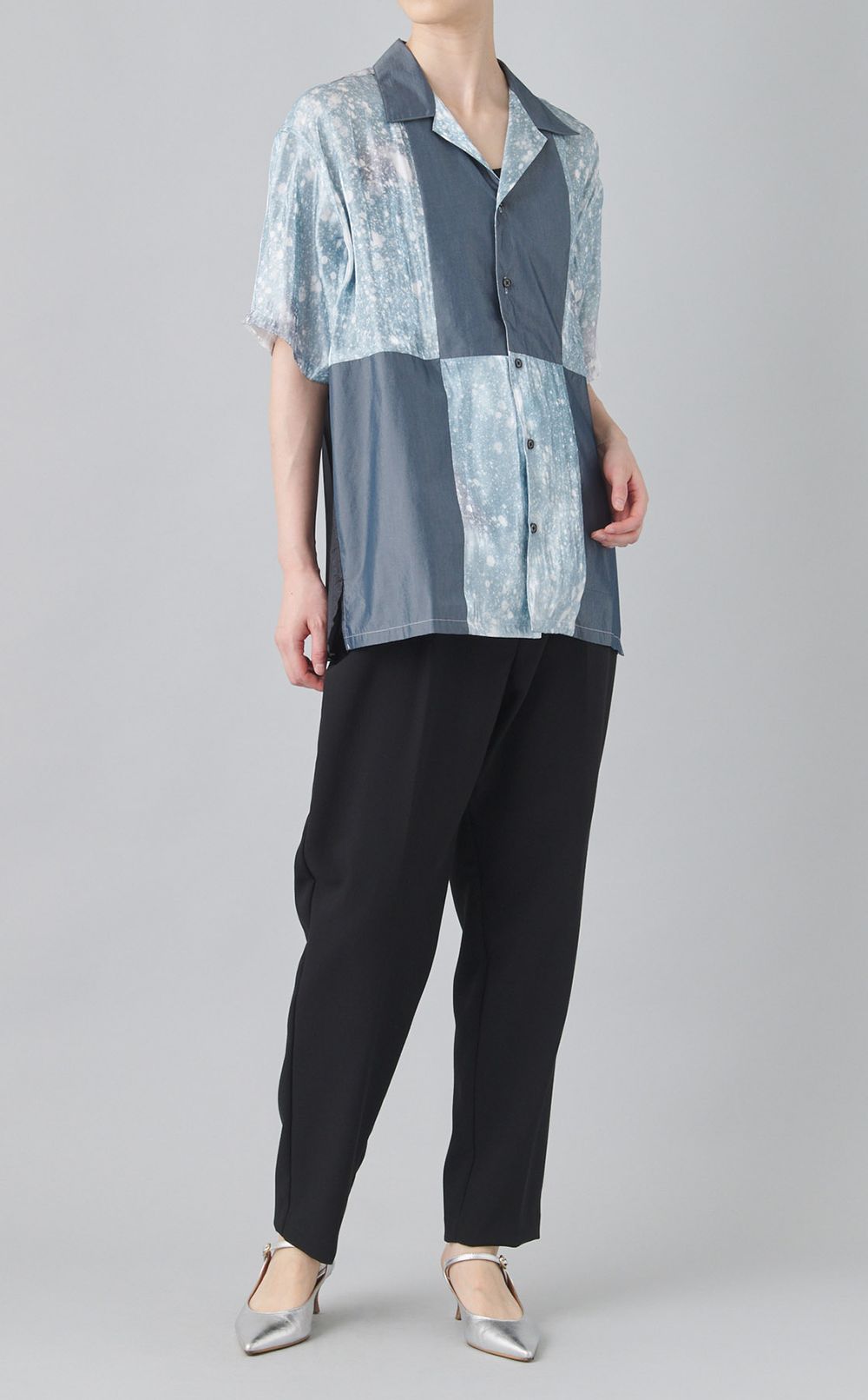 【reADdress】オープンカラーシャツ