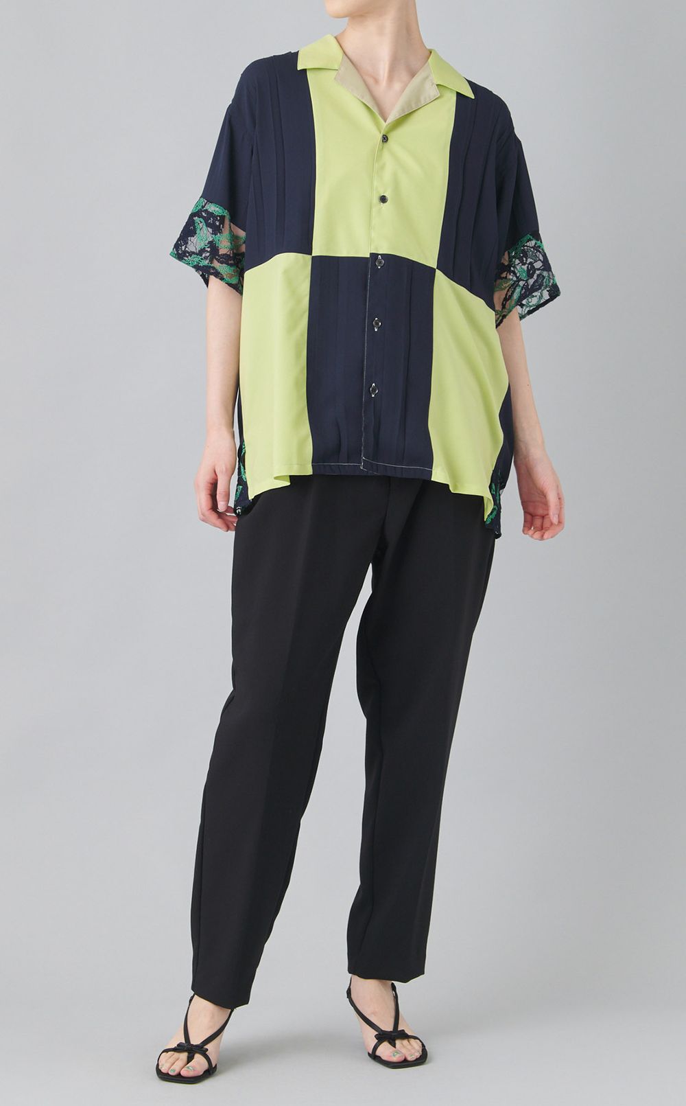 【reADdress】オープンカラーシャツ